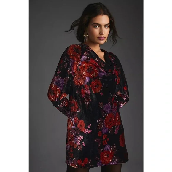 Anthropologie Floral Dress - Picture 1 of 8